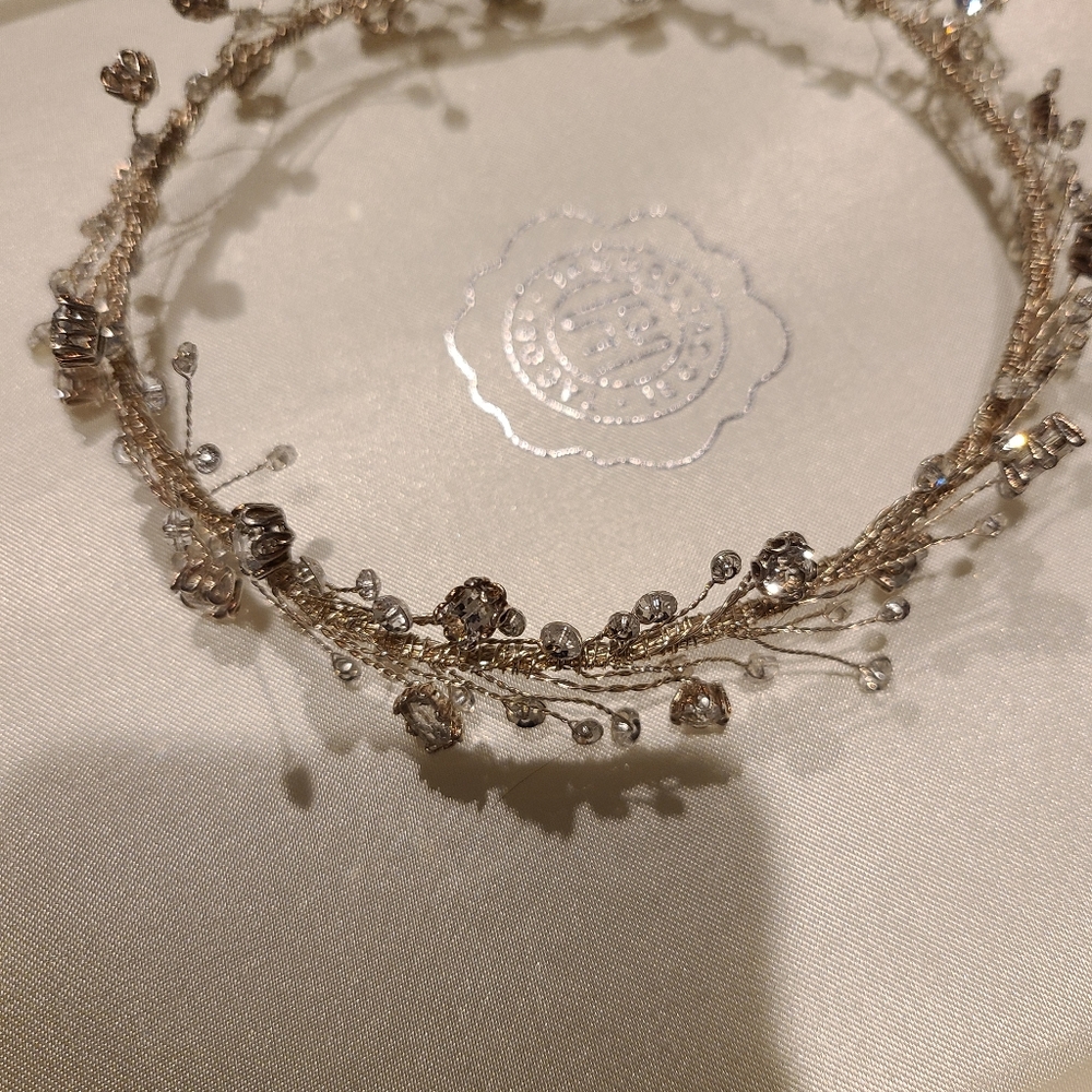 Tacori White Topaz Headpiece and Choker Necklace